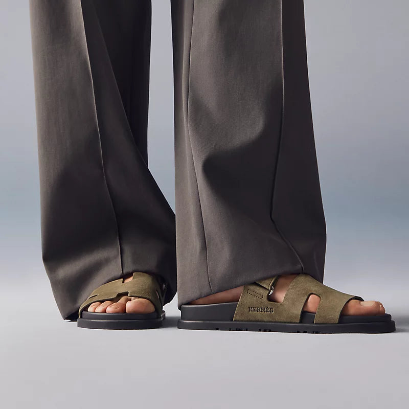 Sandales Hermes - Chypre - Vert Toundra