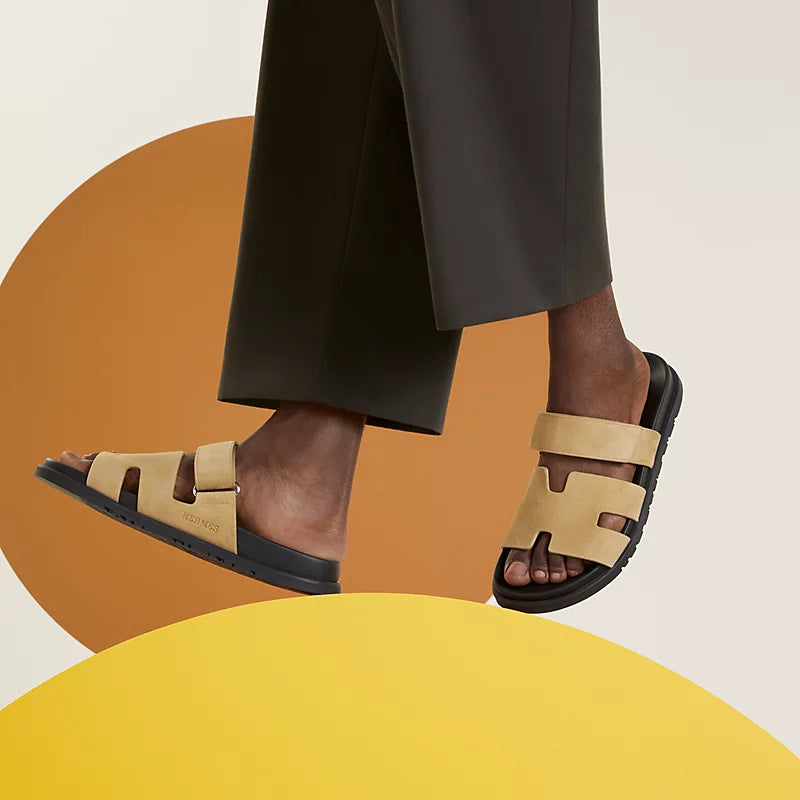 Sandales Hermes - Chypre - Beige Albâtre