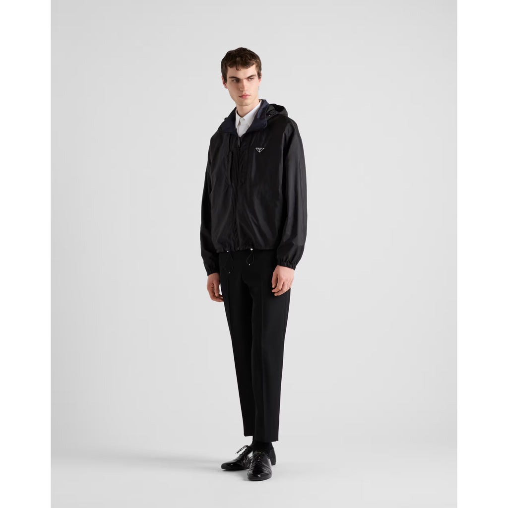 Jacket Prada - Re-Nylon - Noir/Bleu