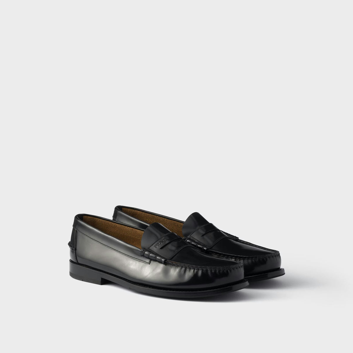 Mocassins Prada - Cuir Brossé
