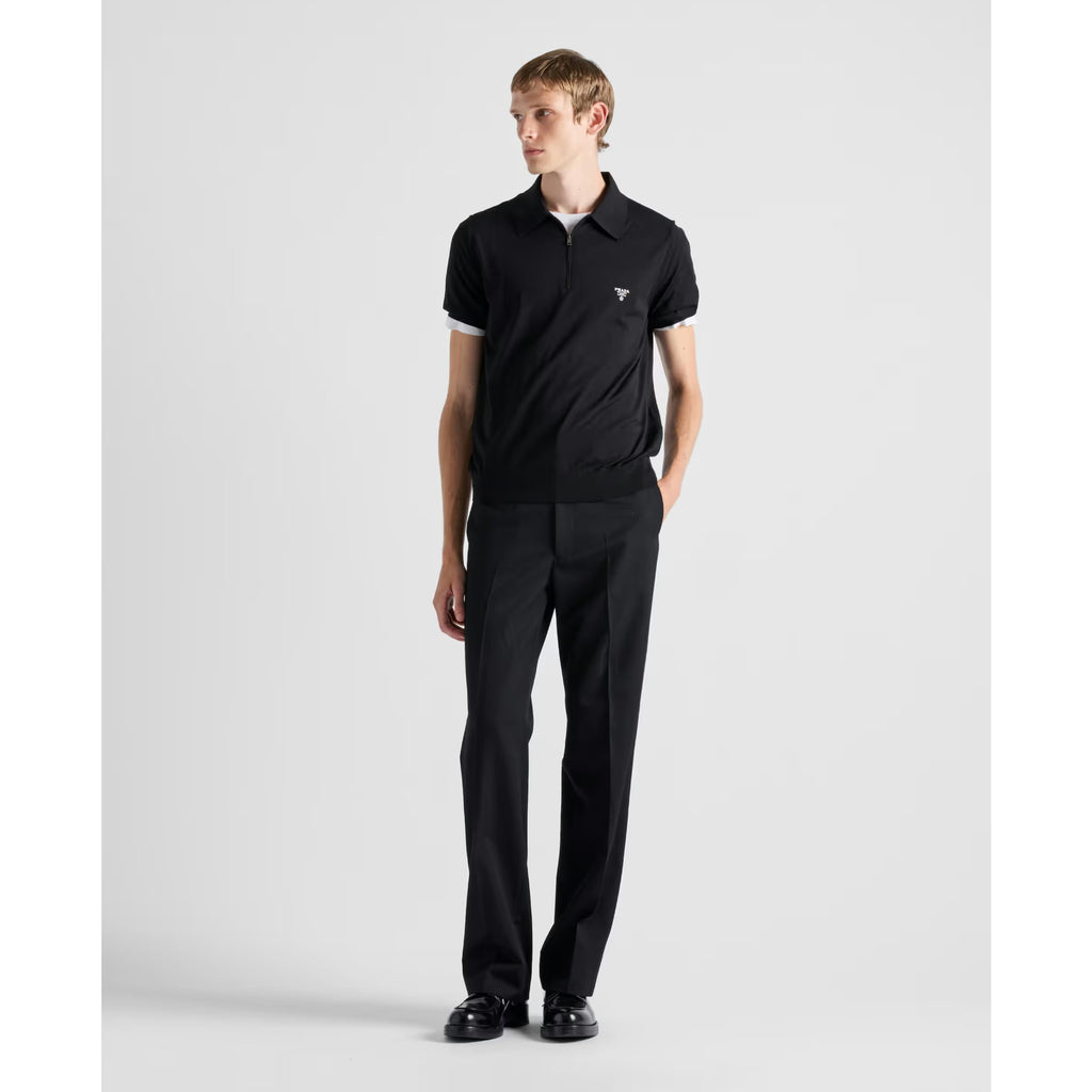 Polo Prada - Laine à col zippé - Noir