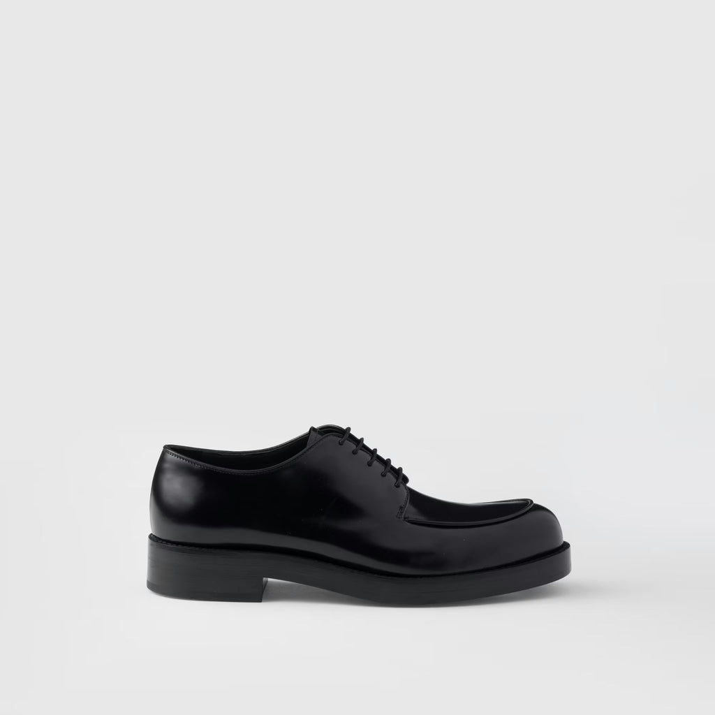 Derby Prada - Cuir Brossé