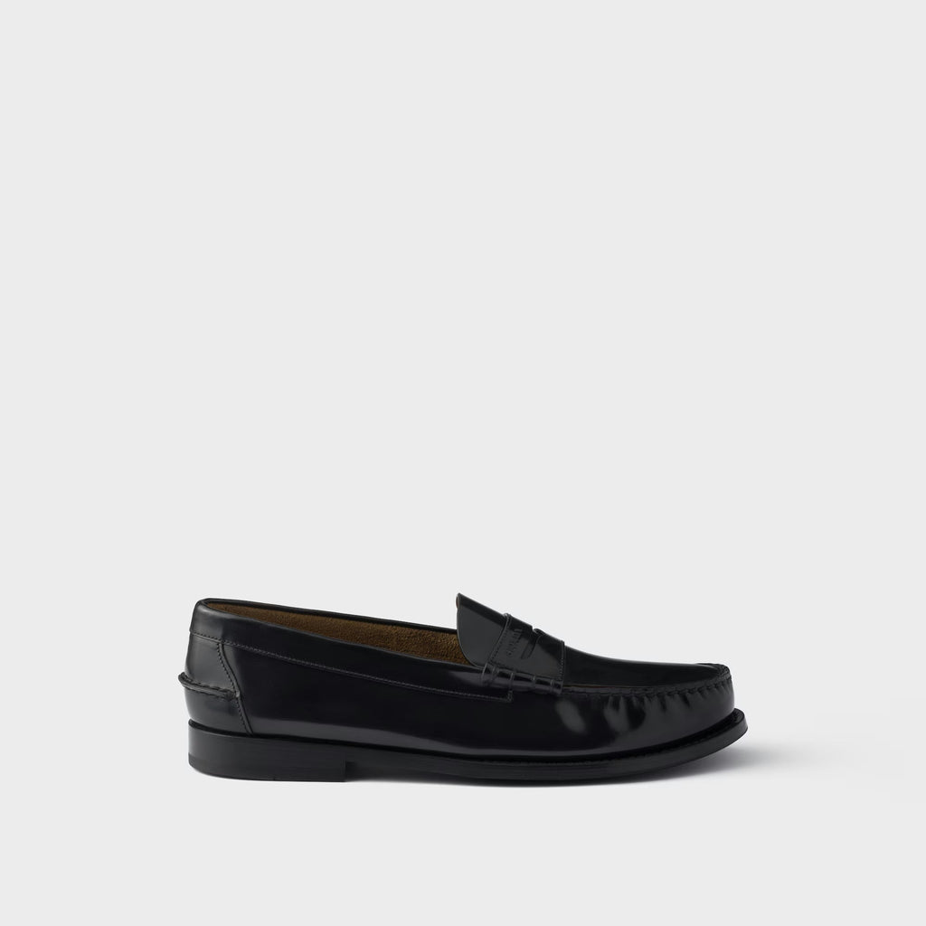 Mocassins Prada - Cuir Brossé