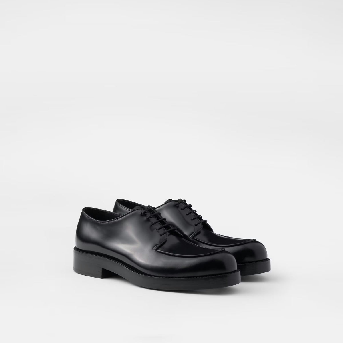 Derby Prada - Cuir Brossé