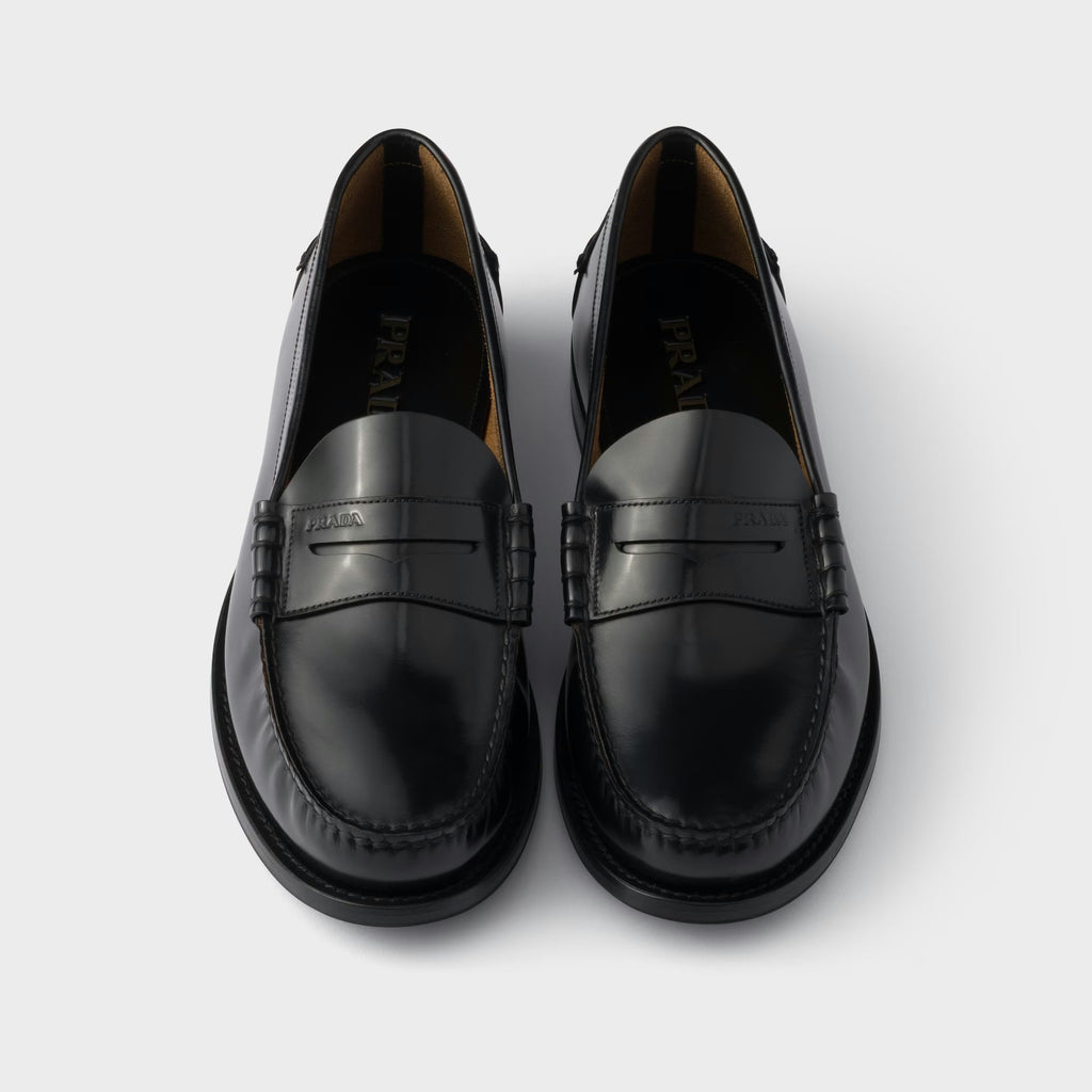 Mocassins Prada - Cuir Brossé
