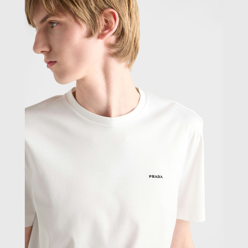 T-Shirt Prada - Coton - Blanc