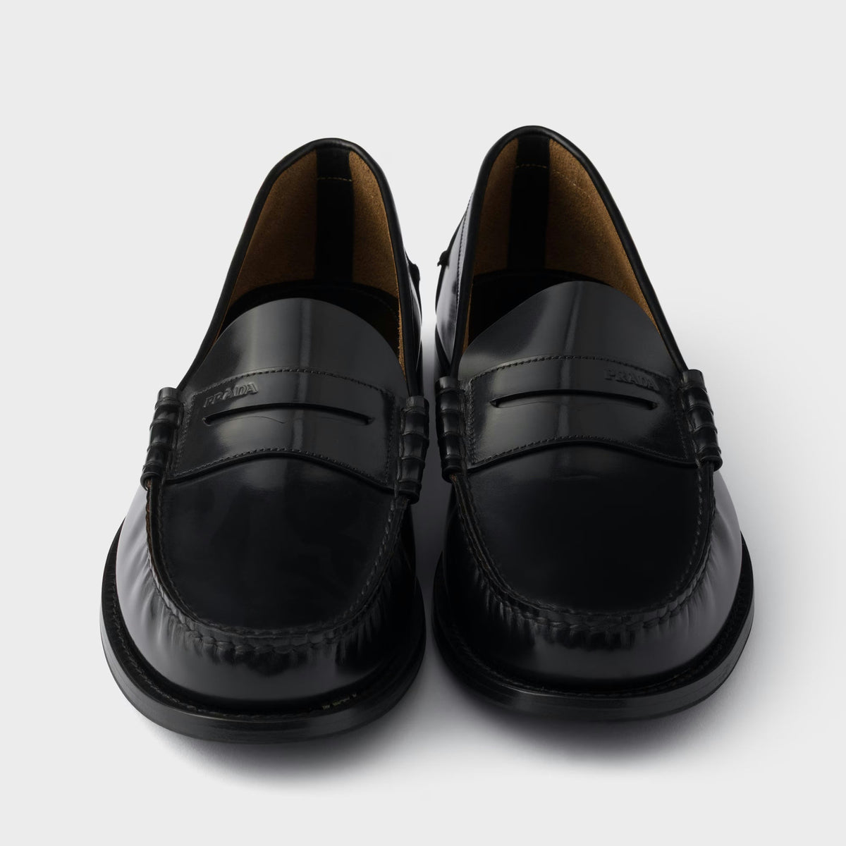 Mocassins Prada - Cuir Brossé
