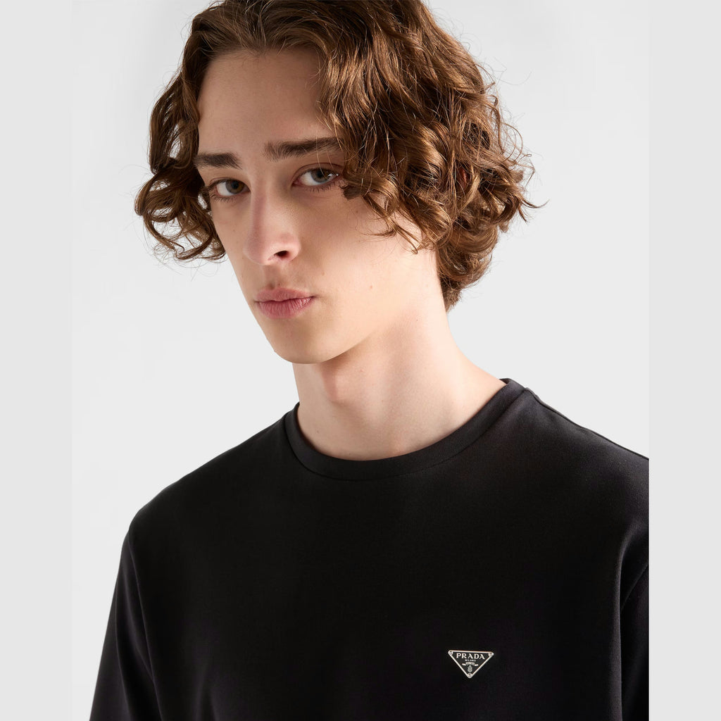 T-Shirt Prada - Coton - Noir