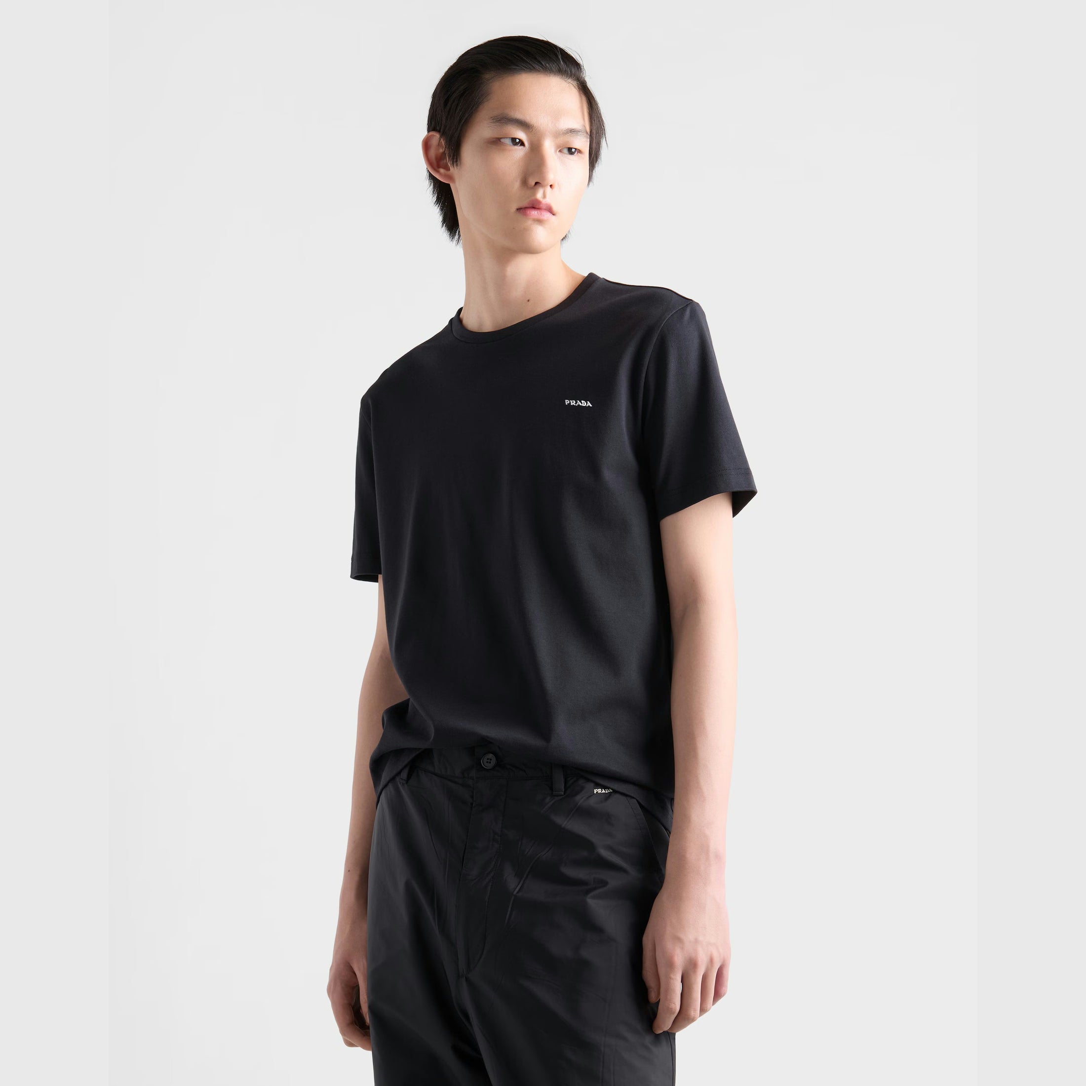 T-Shirt Prada - Coton - Noir
