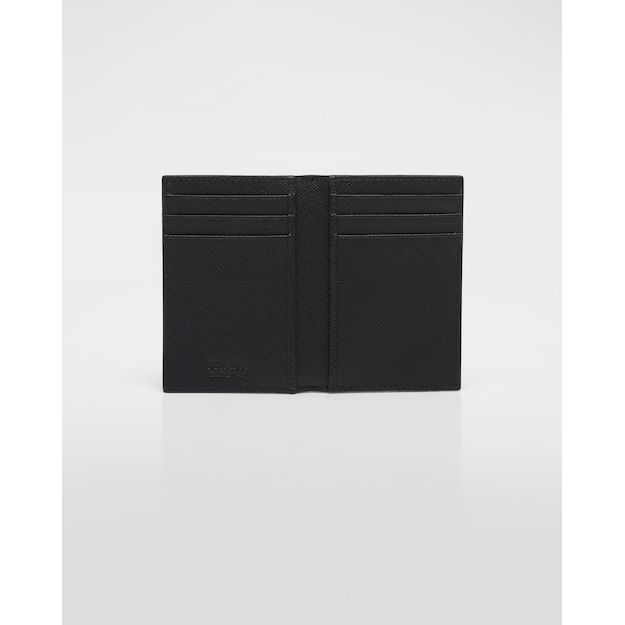 Porte-cartes Prada - Saffiano - Noir
