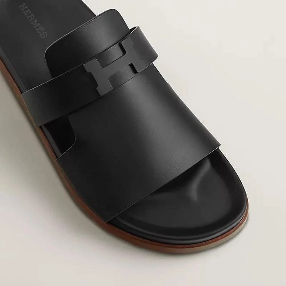 Sandales Hermes - Jaurès - Noir