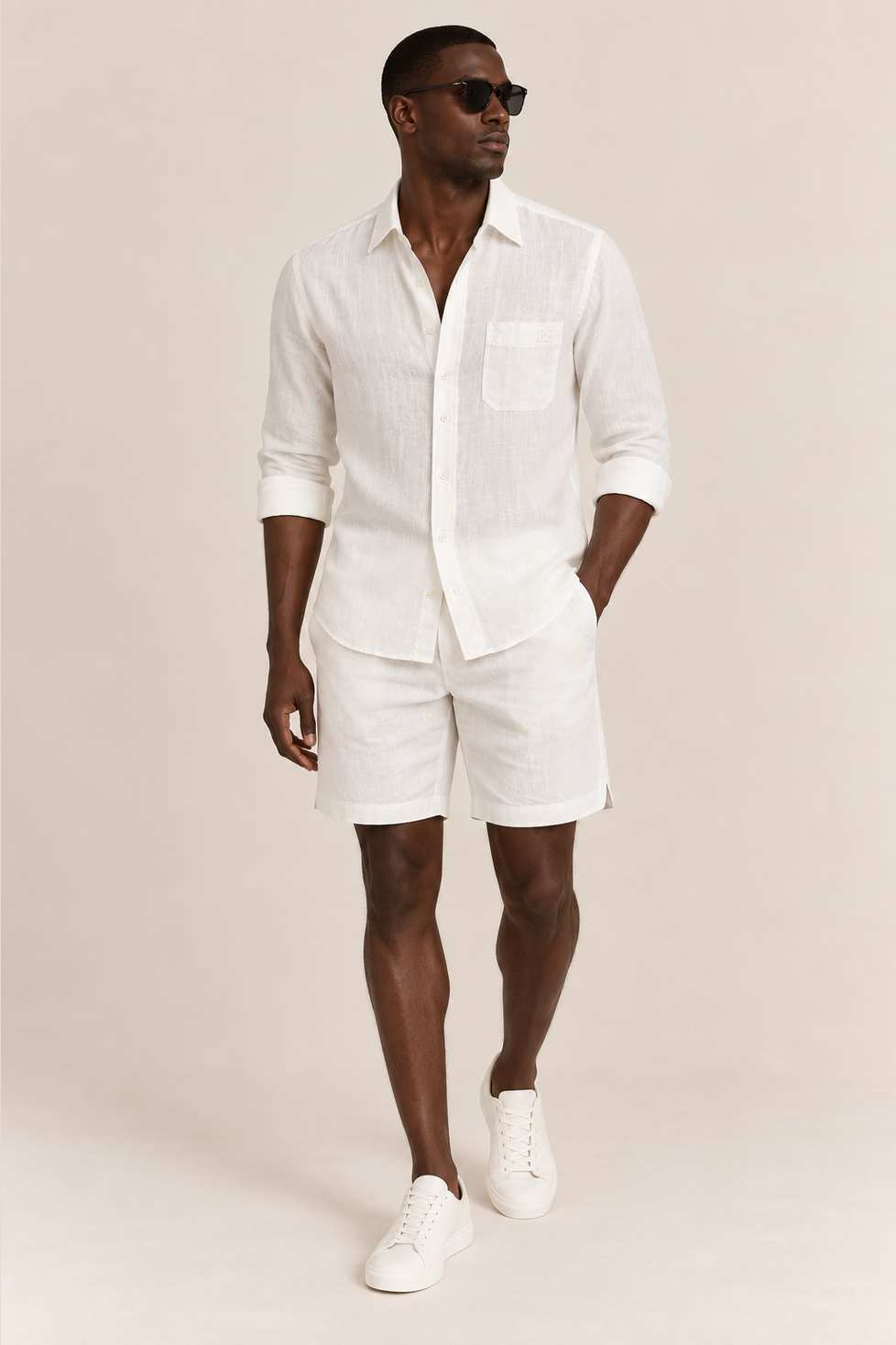 Ensemble Dolce and Gabbana - Lin - Blanc
