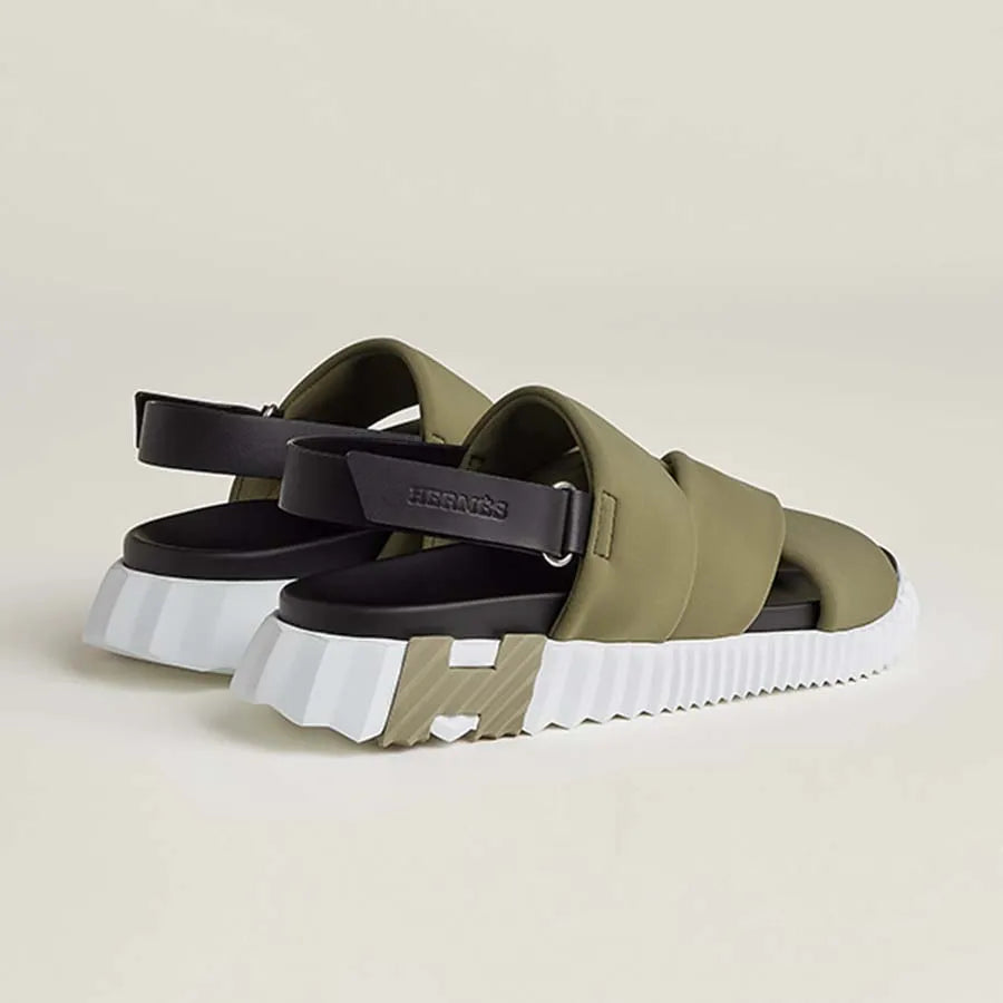 Sandales Hermes - Electric - Vert Militaire