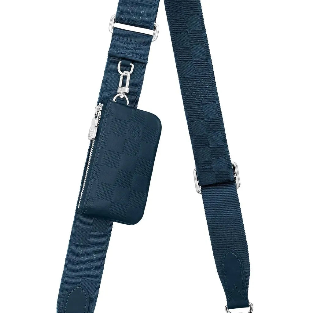 Sacoche Louis Vuitton - Trio Messenger - Bleu Marine