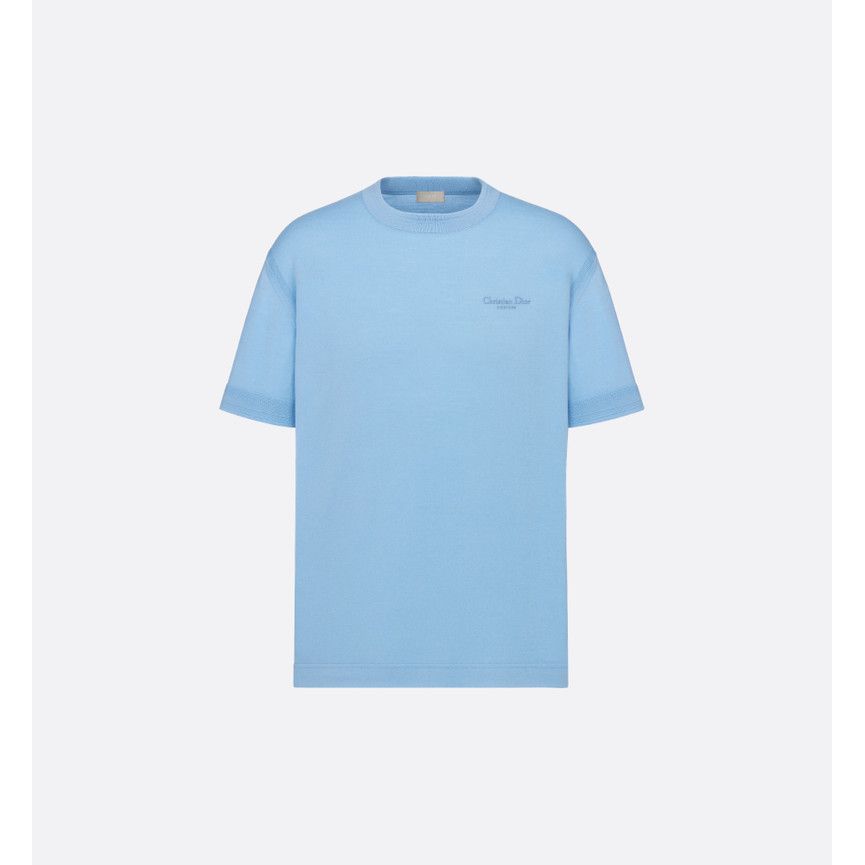 T-Shirt Christian Dior - Couture - Coupe Regular - Bleu