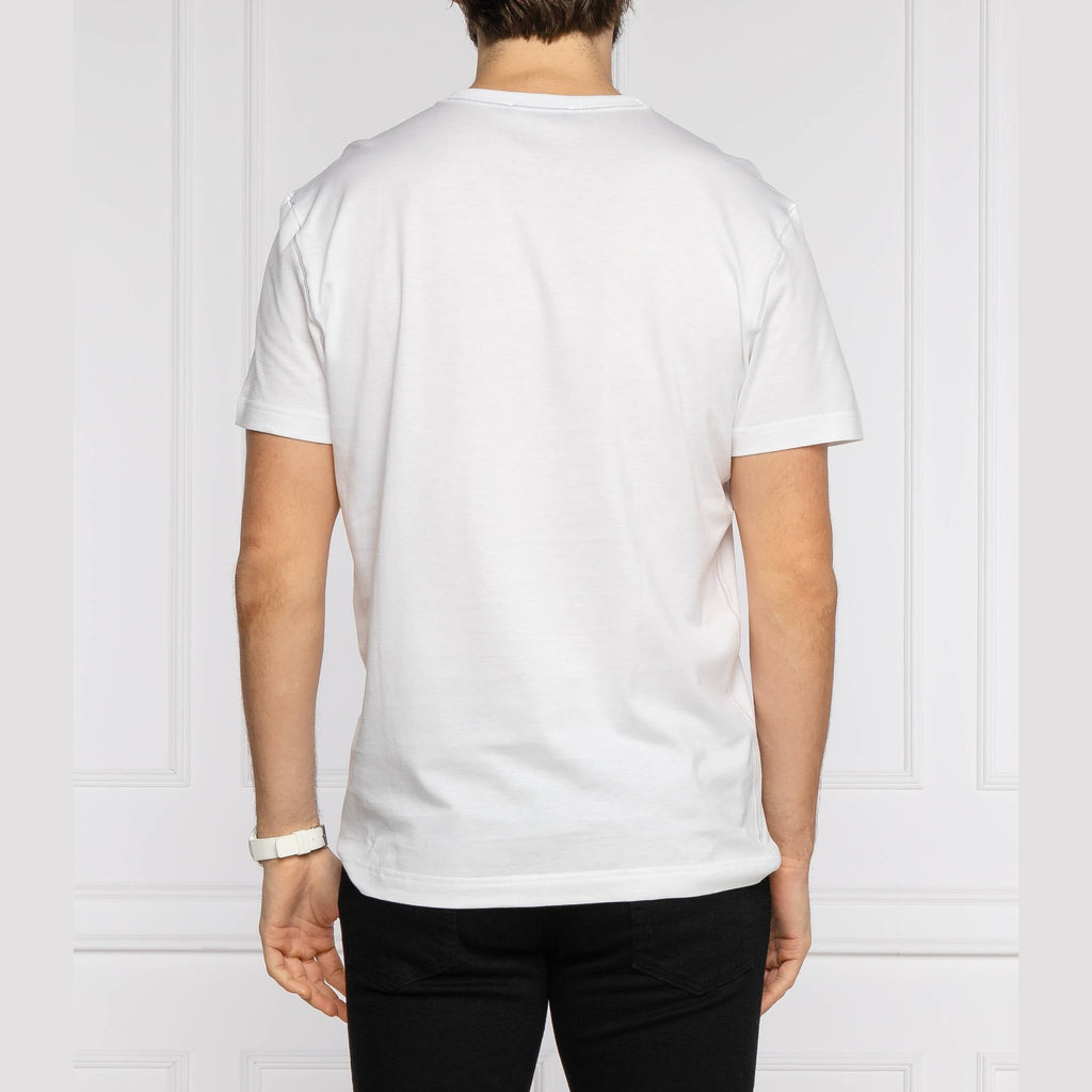 T-shirt Dolce & Gabbana - Coton avec plaquette à logo - Blanc