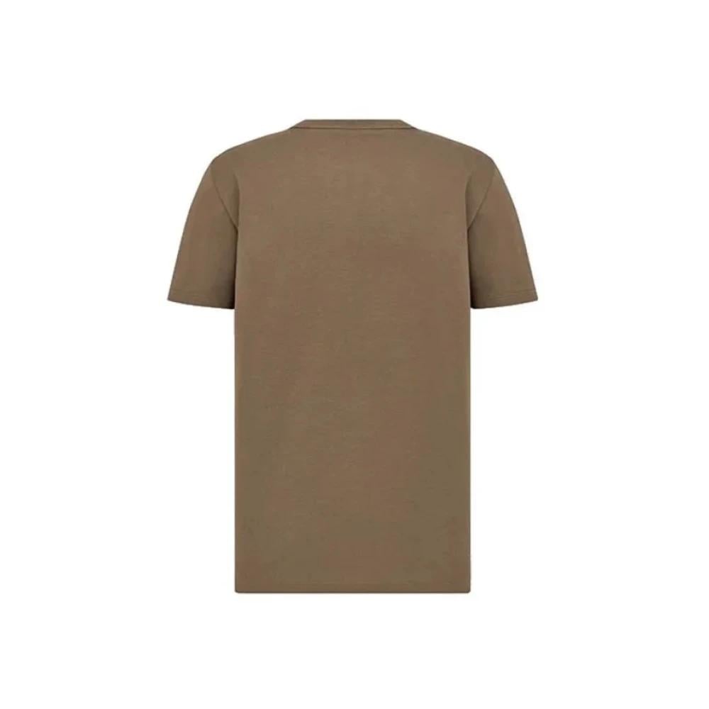 T-Shirt Christian Dior - CD Icon - Coupe Regular - Étoupe