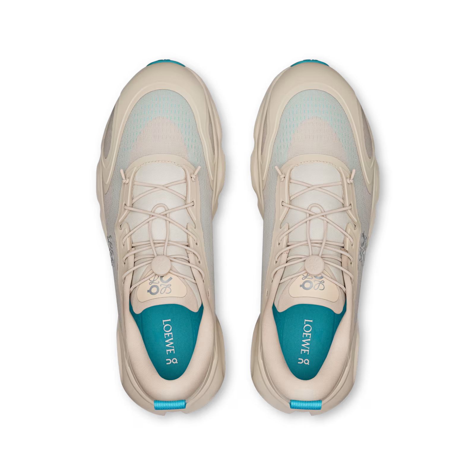 On Running Cloudsolo - LOEWE - Beige / Turquoise
