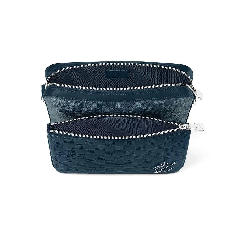 Sacoche Louis Vuitton - Trio Messenger - Bleu Marine