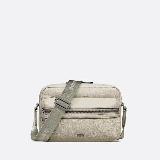 Sacoche Dior - Messenger zippé Rider 2.0 - Beige