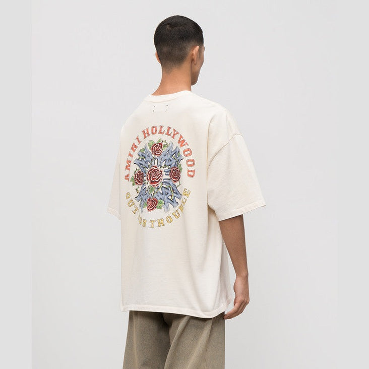 T-Shirt Amiri - Out for Trouble - Beige