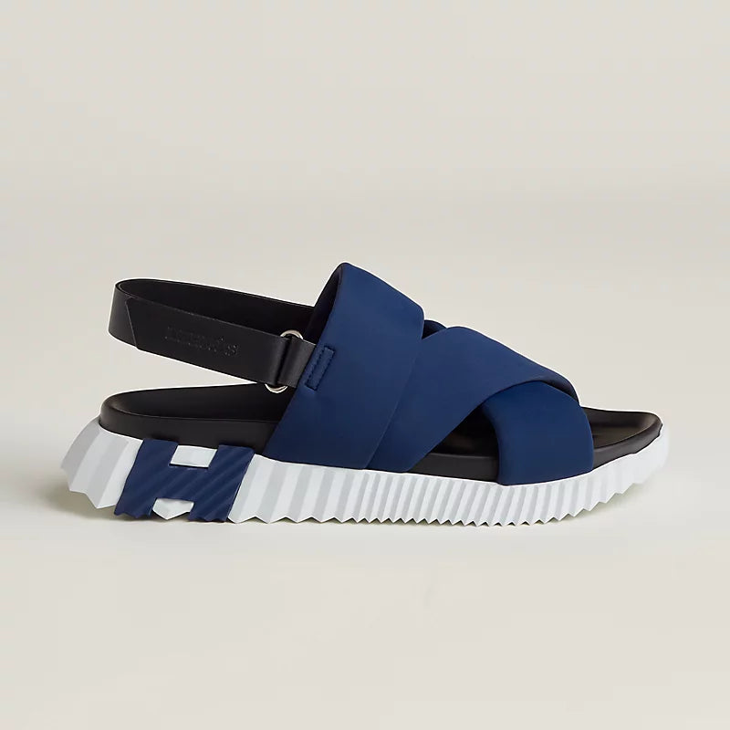 Sandales Hermes - Electric - Bleu Marine