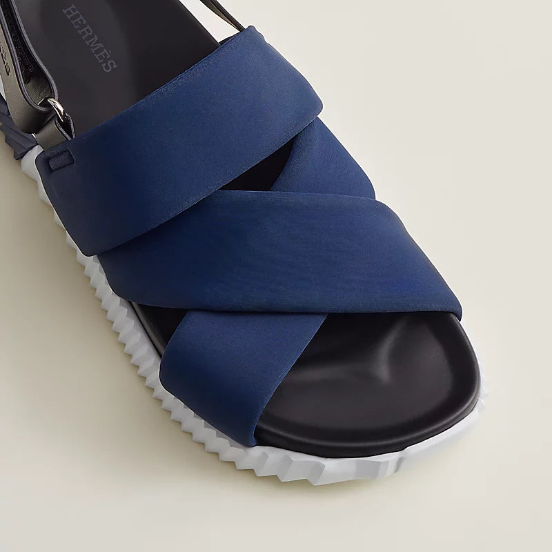 Sandales Hermes - Electric - Bleu Marine
