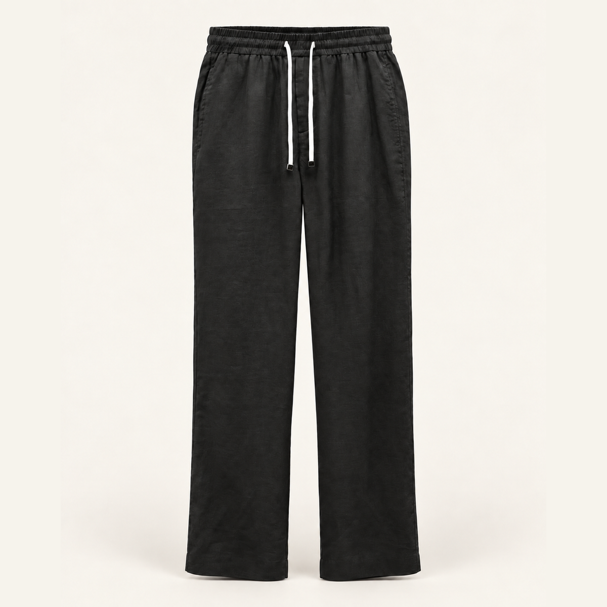 Pantalon Loro Piana - Lin - Noir