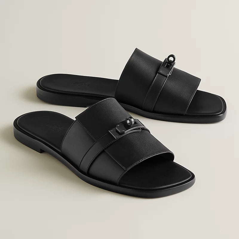Sandales Hermes - Gabriel - Noir