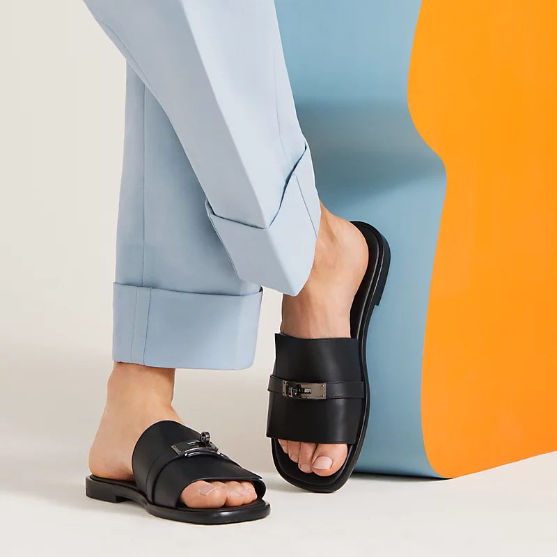 Sandales Hermes - Gabriel - Noir