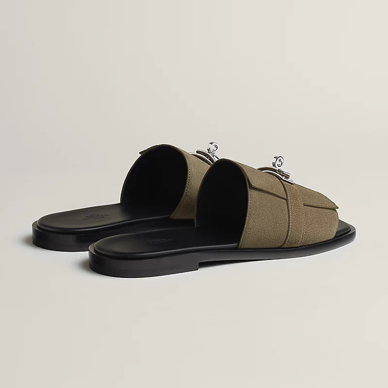 Sandales Hermes - Gabriel - Étoupe