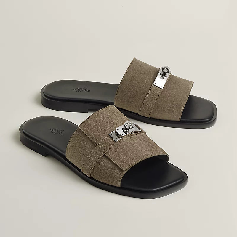 Sandales Hermes - Gabriel - Étoupe