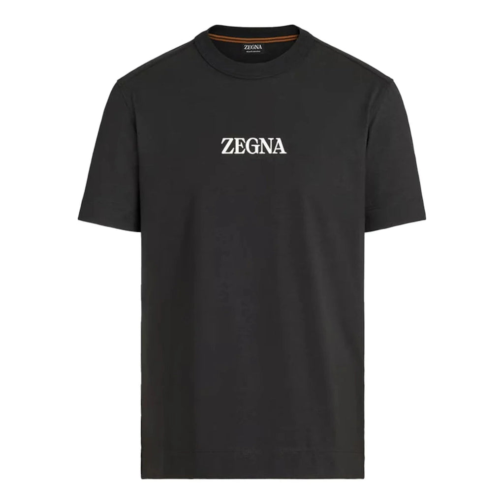T-Shirt Zegna - Coton - Noir