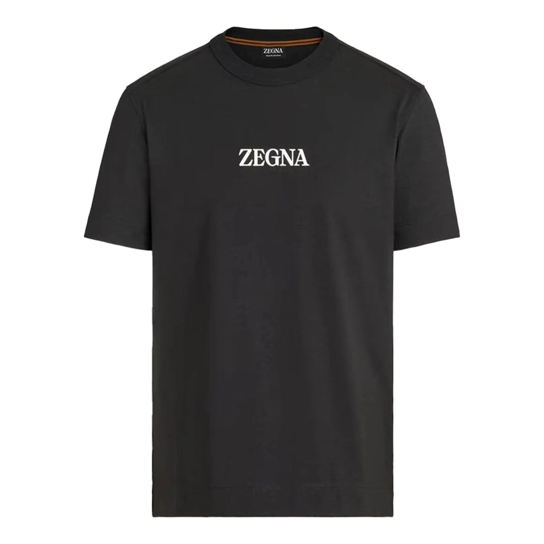 T-Shirt Zegna - Coton - Noir