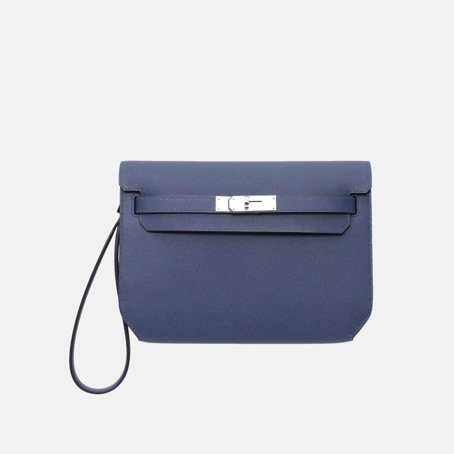 Pochette Hermes - Kelly depeches 25 pouch - Bleu Marine