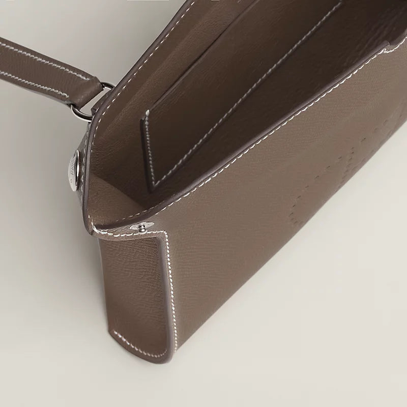 Pochette Hermes - Videpoches - Étoupe