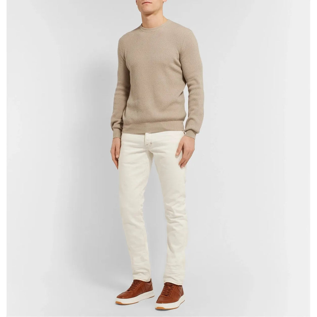 Pull Loro Piana - Col Rond - Beige