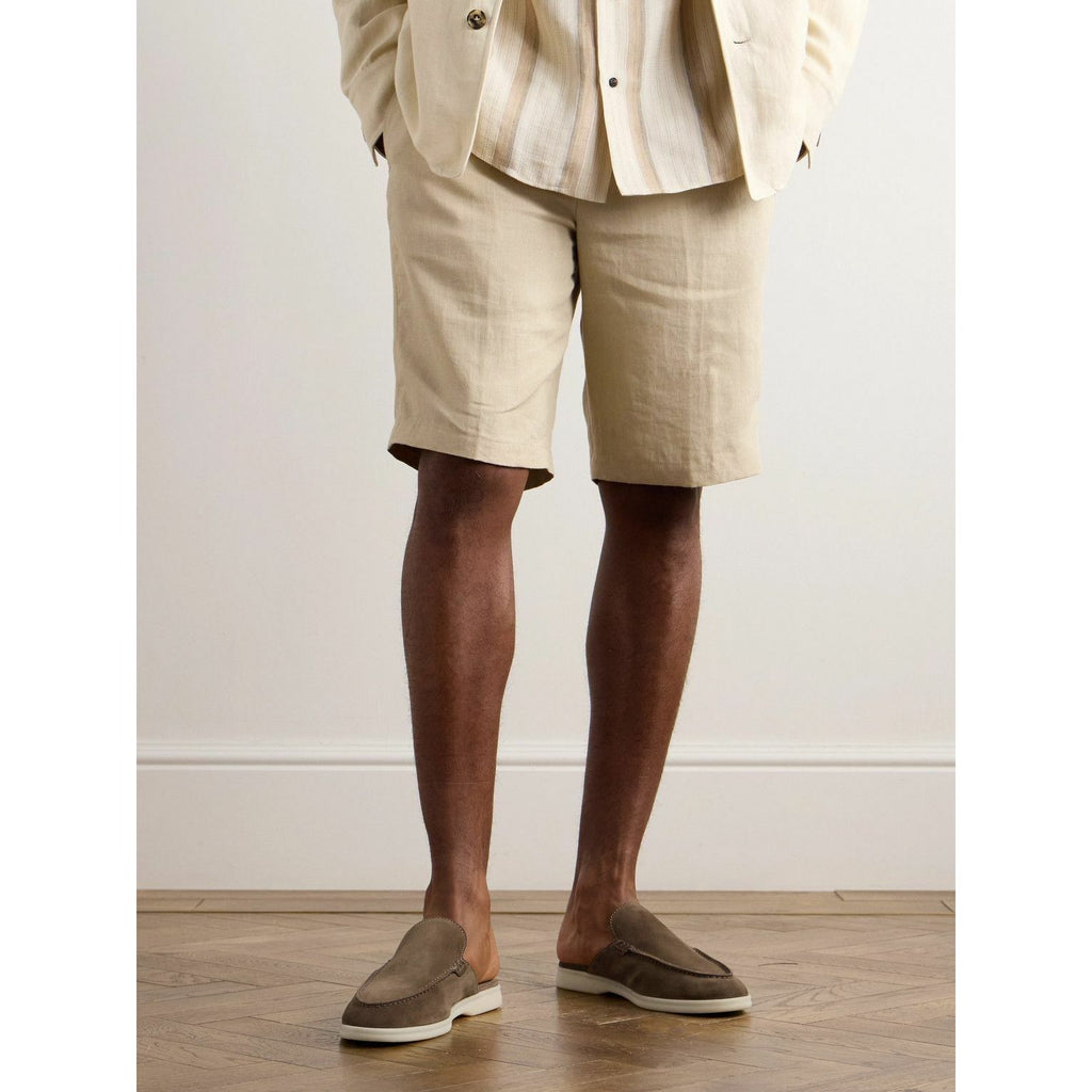 Mules Loro Piana - Walk Suede - Marron Foncé