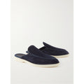 Mules Loro Piana - Walk Suede - Bleu Marine