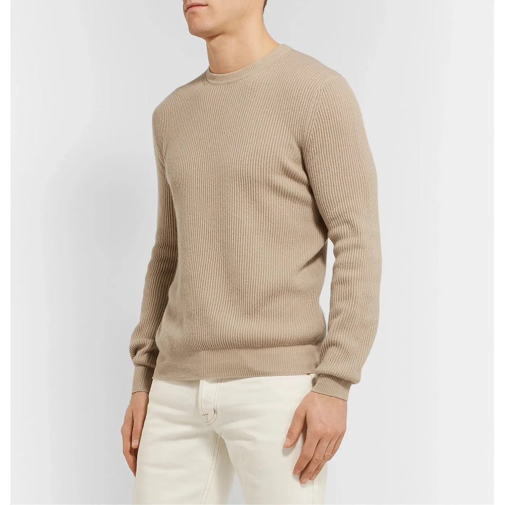 Pull Loro Piana - Col Rond - Beige