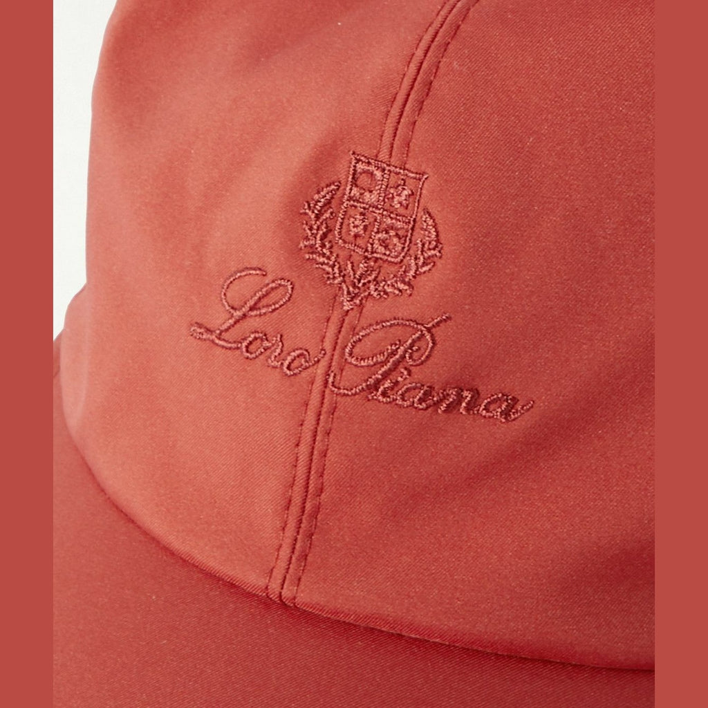 Casquette Loro Piana - Baseball - Bourgogne / Ivory