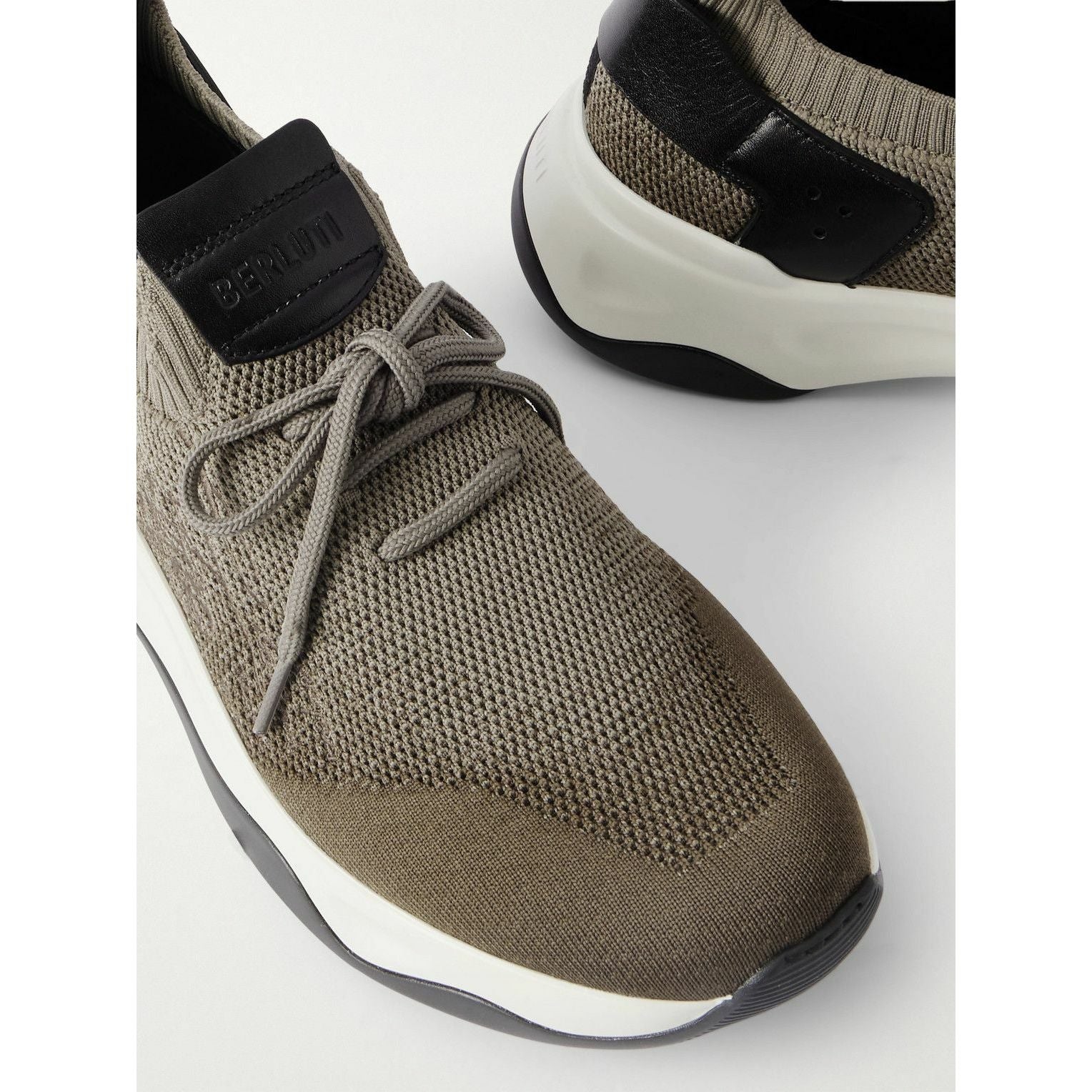 Espadrilles Berluti - Shadow - Lin et Cuir - Étoupe