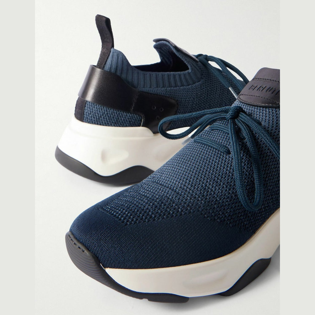 Espadrilles Berluti - Shadow - Lin et Cuir - Bleu