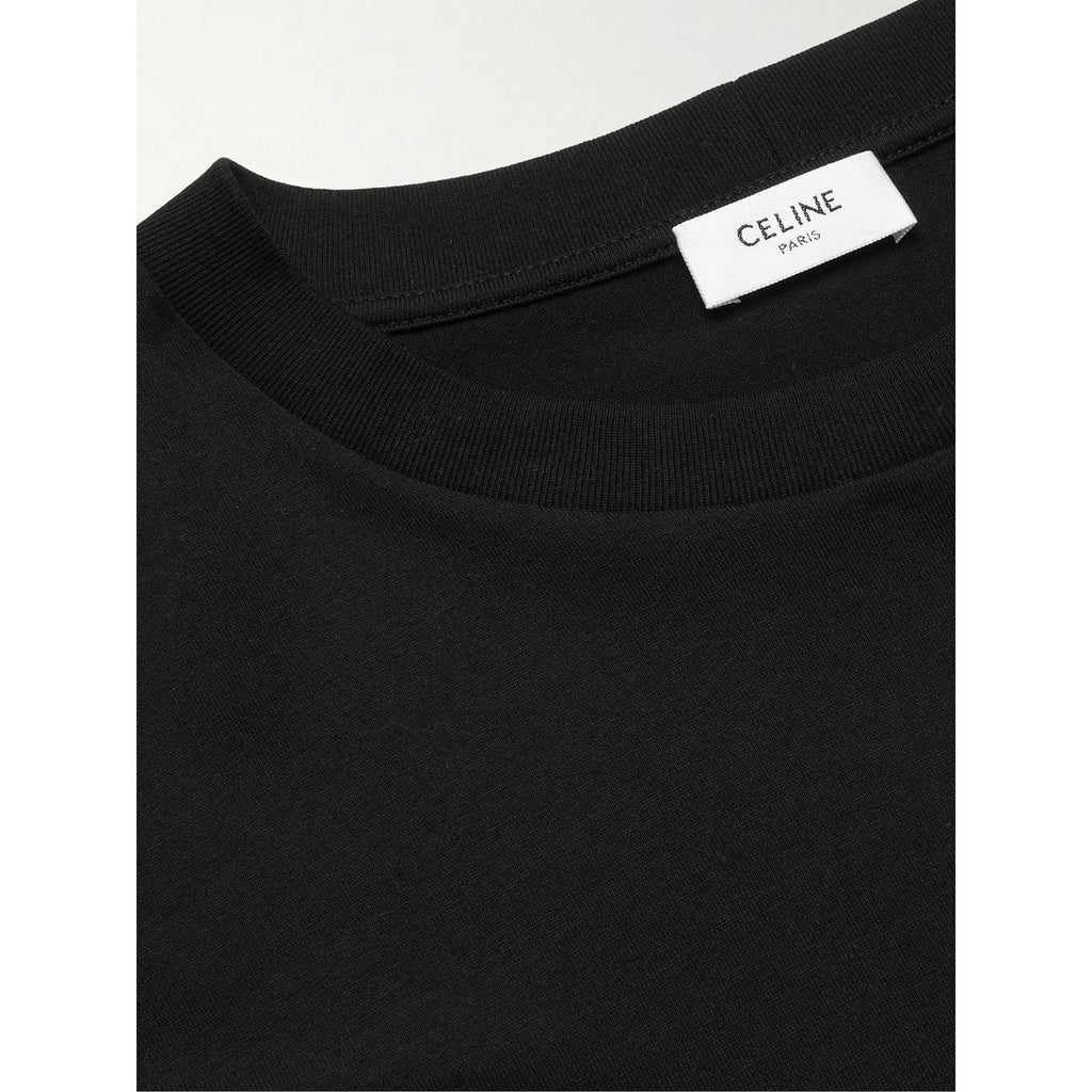 T-Shirt Celine - Coton - Noir