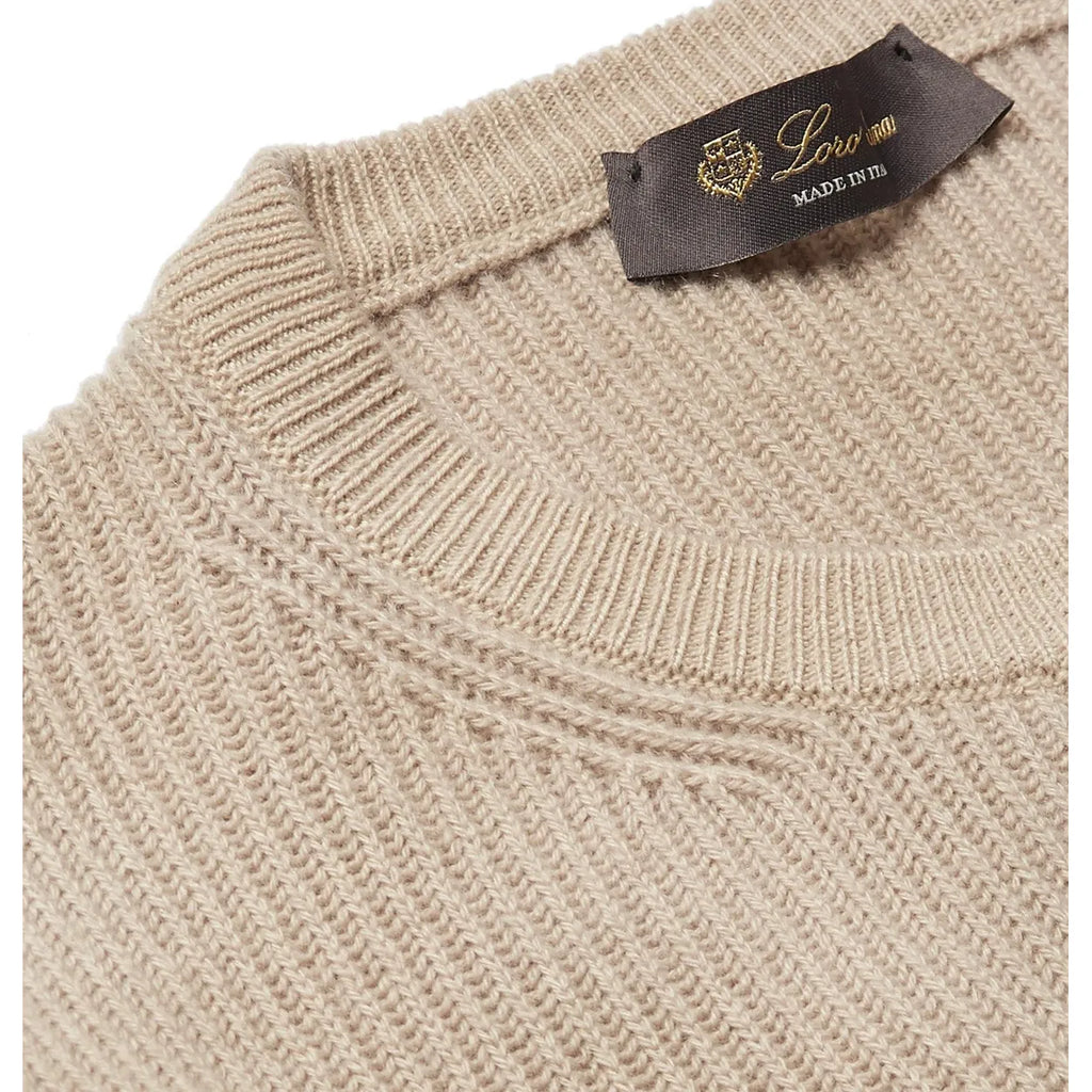 Pull Loro Piana - Col Rond - Beige