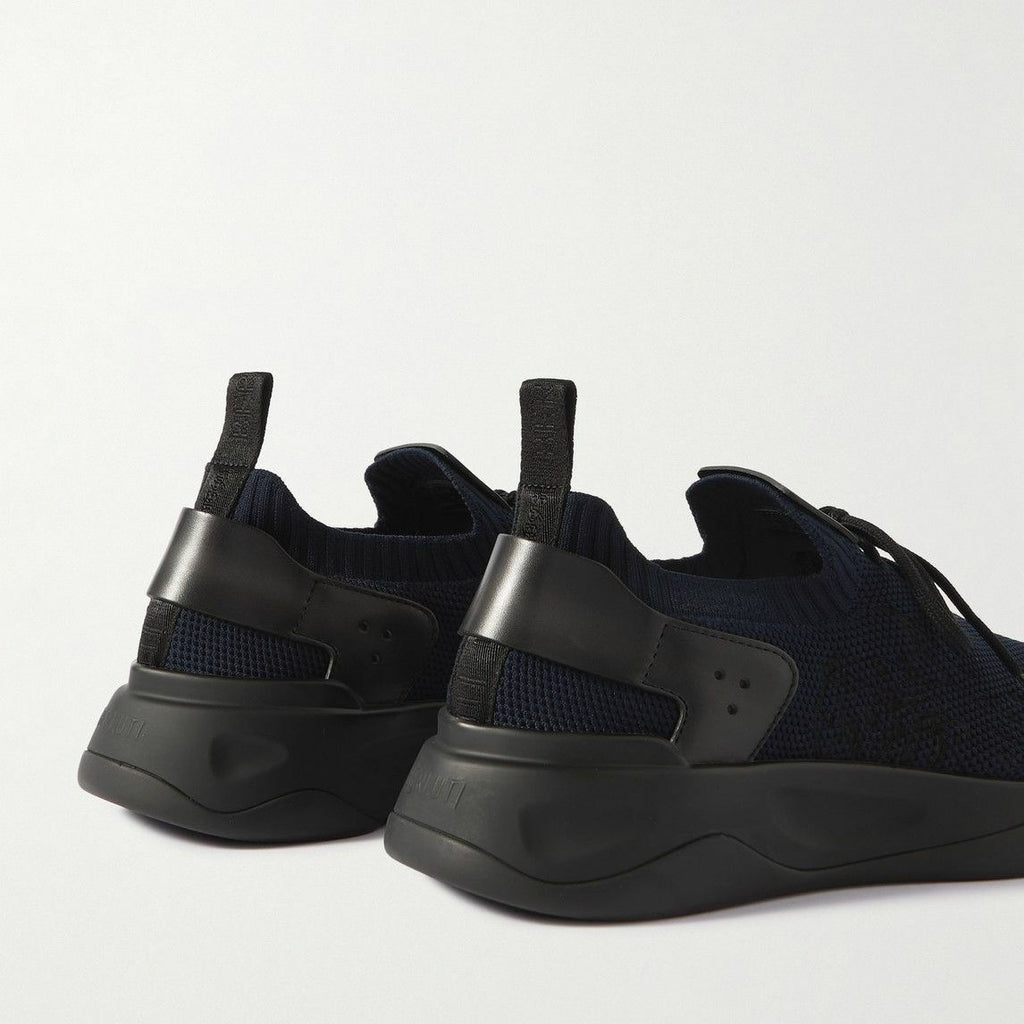 Espadrilles Berluti - Shadow - Lin et Cuir - Bleu nuit