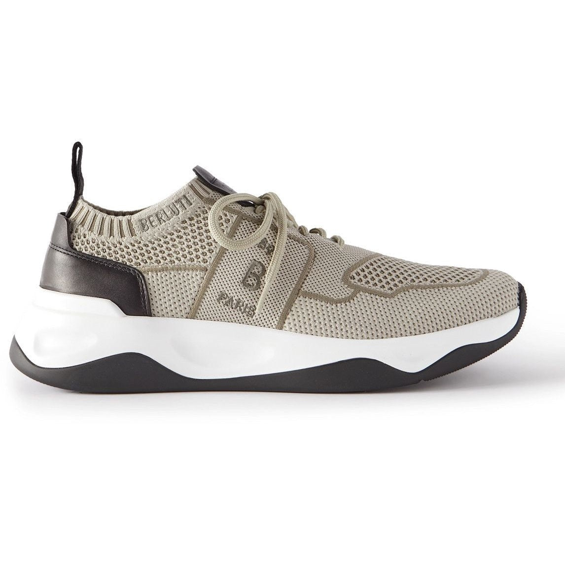 Espadrilles Berluti - Shadow - Maille et Cuir - Beige