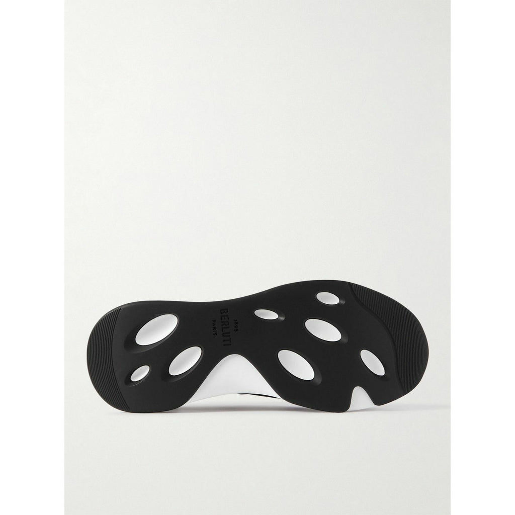 Espadrilles Berluti - Shadow - Lin et Cuir  - Noir