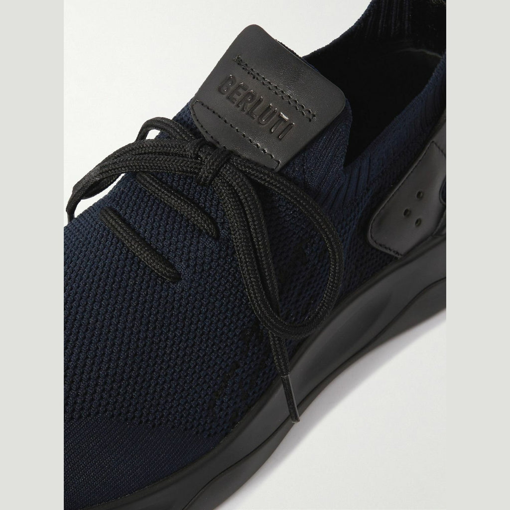 Espadrilles Berluti - Shadow - Lin et Cuir - Bleu nuit