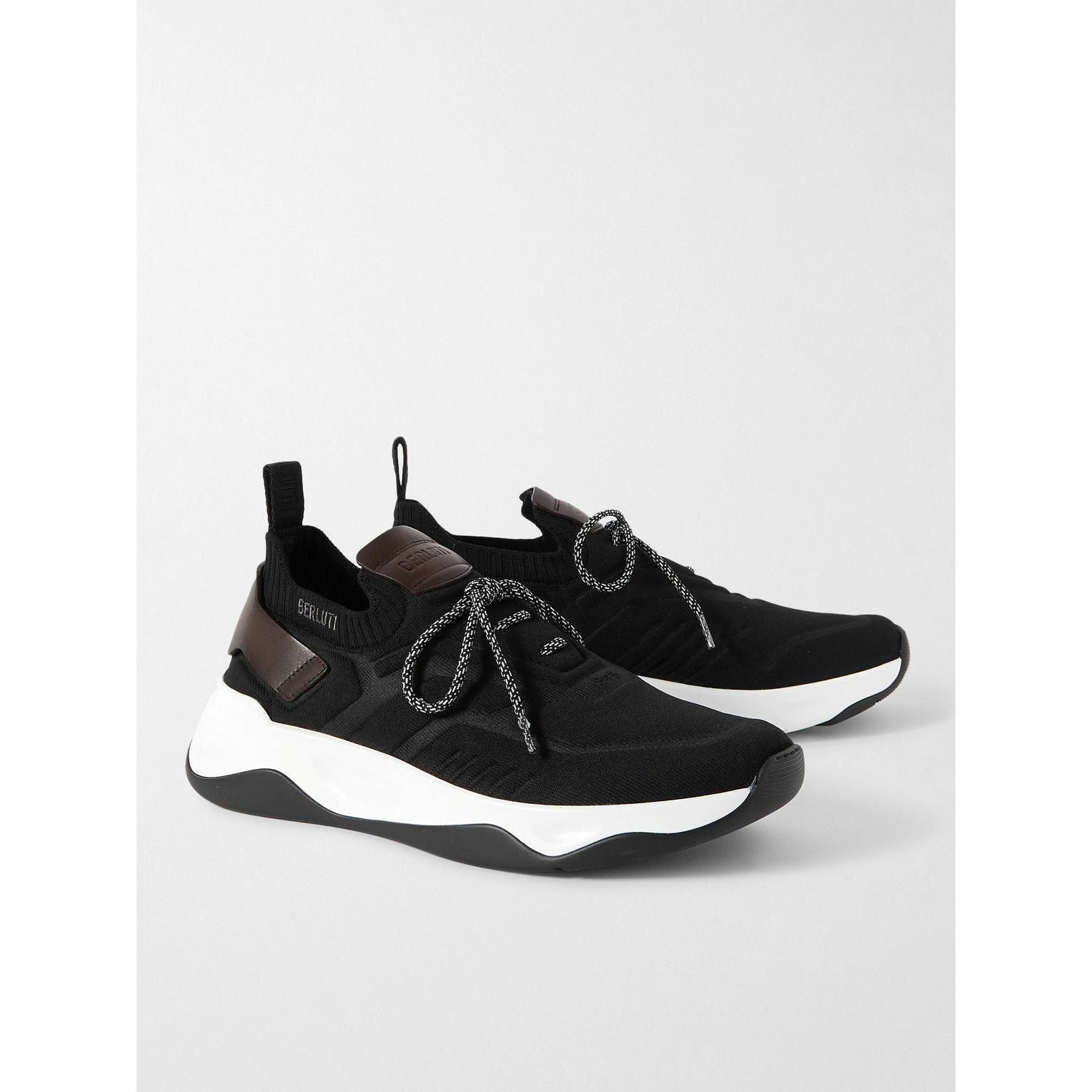 Espadrilles Berluti - Shadow - Lin et Cuir  - Noir